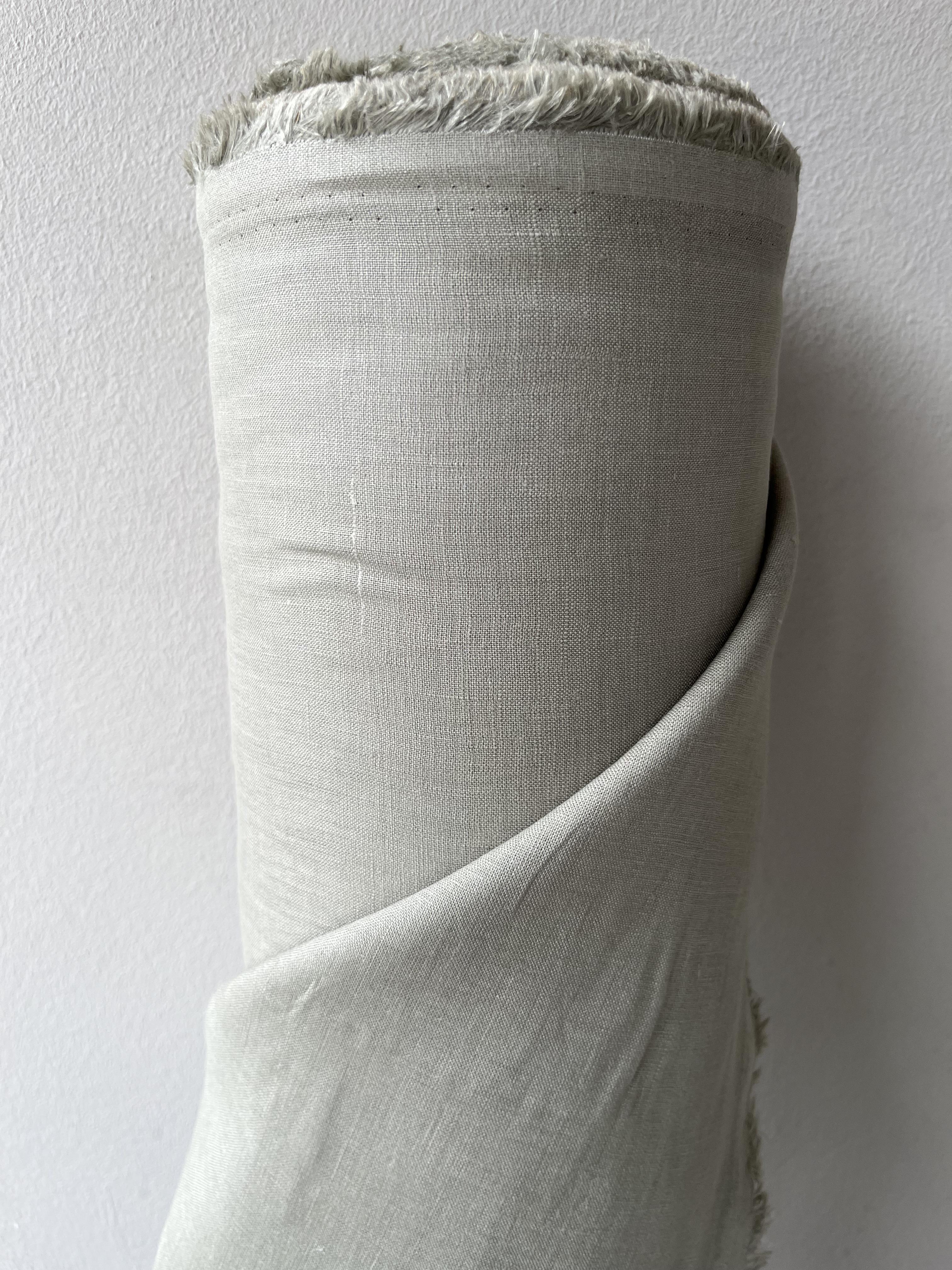 Ткань Linen Plus 100% натуральный лен 143 см 138 Светло-оливковый - фото 4 Ткань Linen Plus 100% натуральный лен 143 см 138 Светло-оливковый - фото 4