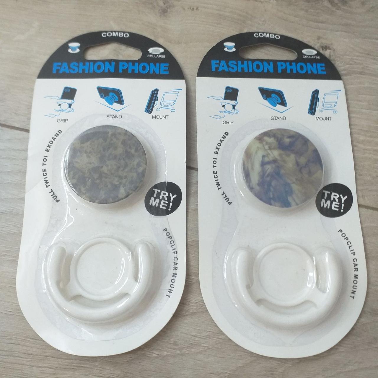 Попсокет держатель Fashion для 3D Combo 2 шт./1 уп. Белый (KG-10553) Попсокет держатель Fashion для 3D Combo 2 шт./1 уп. Белый (KG-10553)