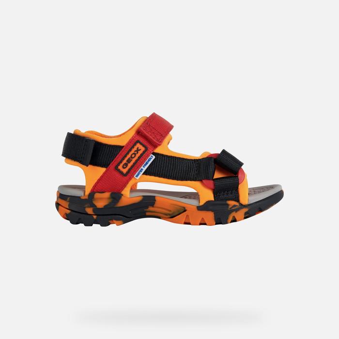 Сандалии Geox Borealis р. EUR 34 Orange/Red (14027761) - фото 11