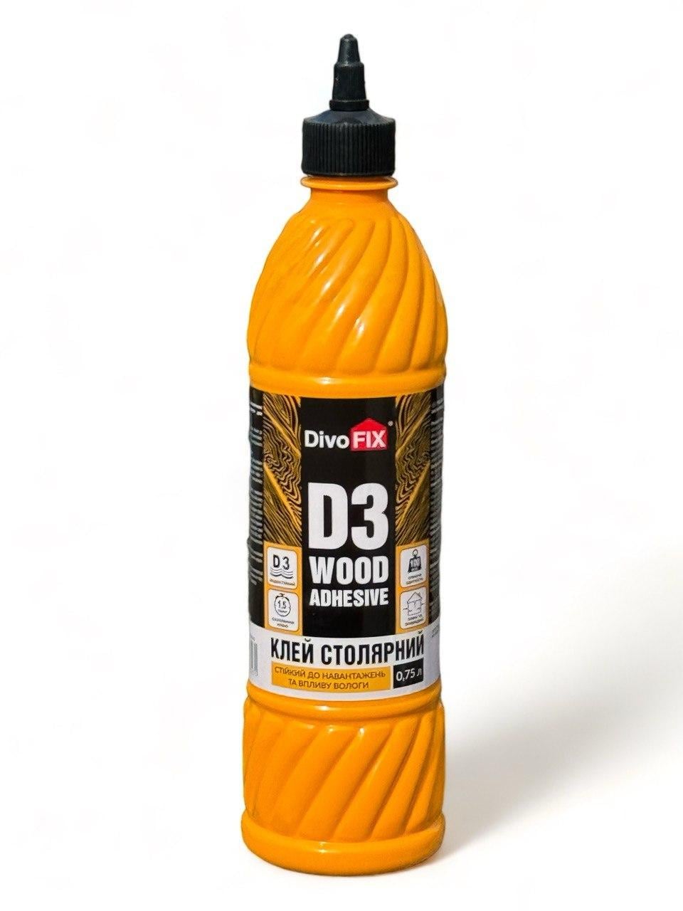 Клей столярний професійний DivoFIX D3 0,75 л (23814082)