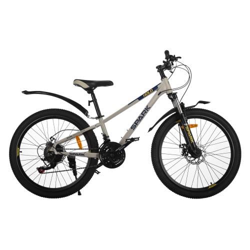 Велосипед SPARK HOLD колеса 24" сталева рама 11" Сірий (000239390)