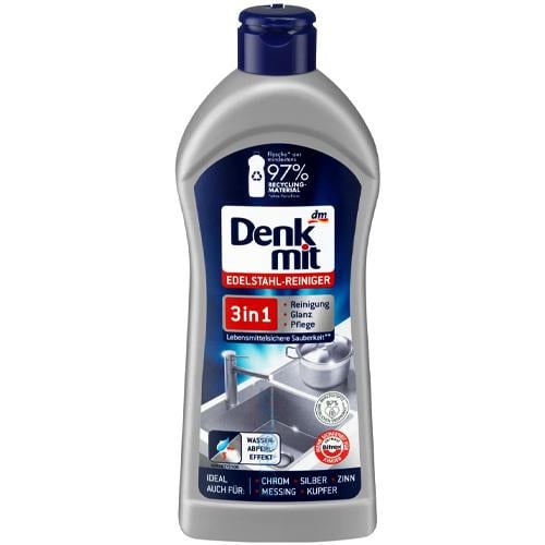 Крем для чищення Denkmit Edelstahl-reiniger для нержавіючої поверхні 300 мл (13309674)