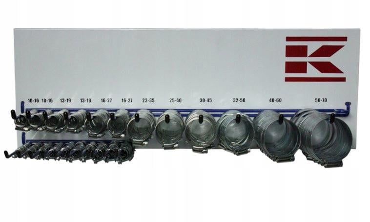 Набір хомутів та підвіс Mizar 80373 KRAMP HCSET670 220 шт.