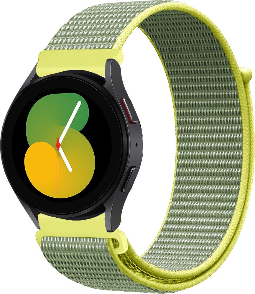 Ремешок нейлоновый Sport Loop для Galaxy Watch 5 40 мм Gray/Yellow (29570-63)