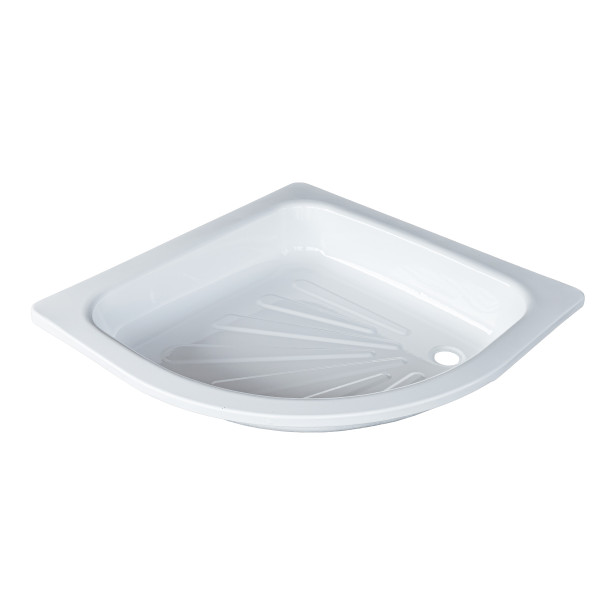 Душевой полукруглый поддон Insana Rondo 80х80х15 см мелкий стальной установочный (А0058799) - фото 2