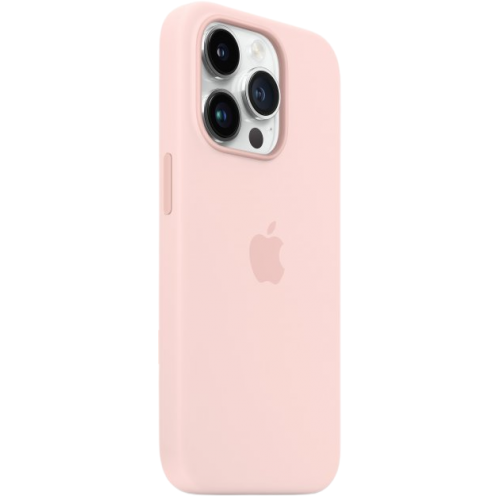 Apple MagSafe Silicone Case для iPhone 14 Pro Chalk Pink - фото 3 Apple MagSafe Silicone Case для iPhone 14 Pro Chalk Pink - фото 3