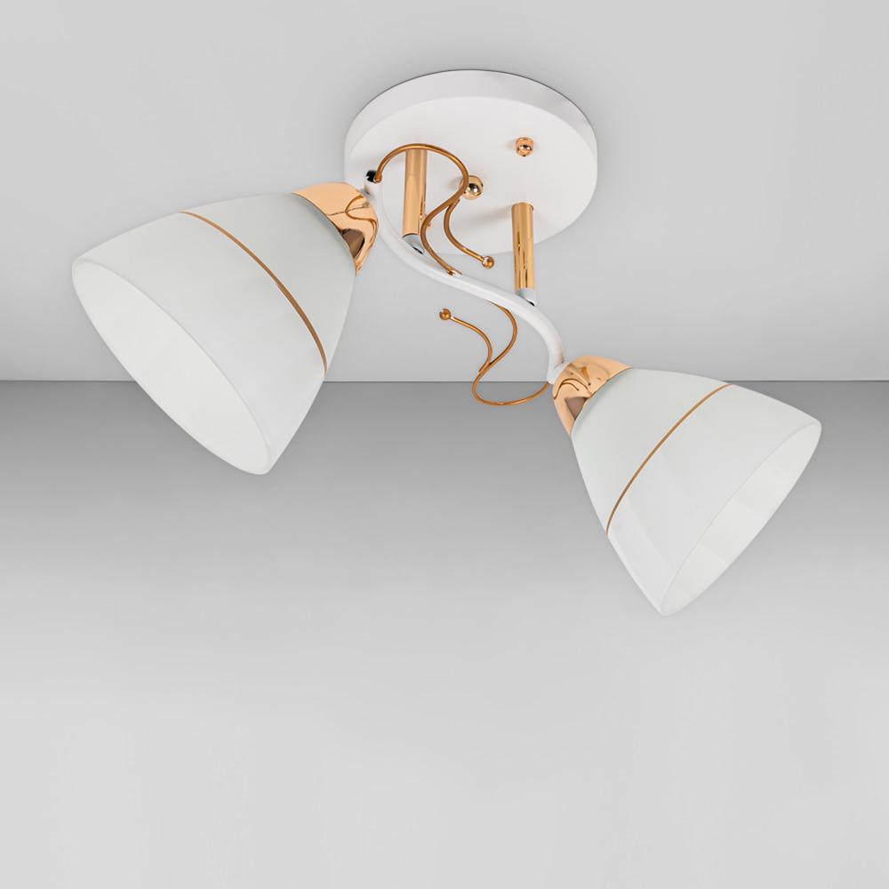 Люстра потолочная Light House SRS-19019/2 Белый с золотым