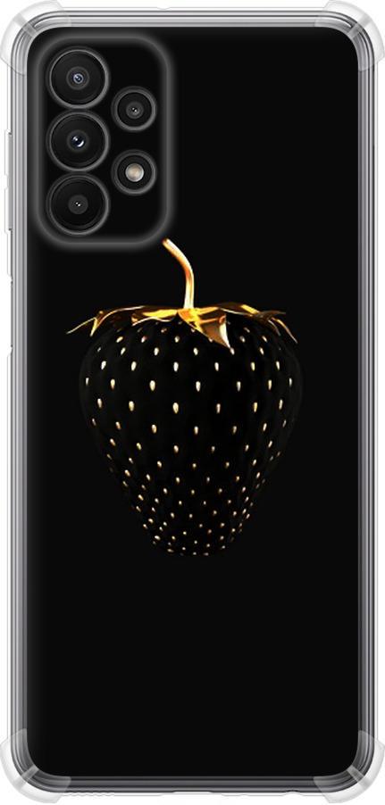 Чехол на Samsung Galaxy A23 A235F Черная клубника (3585sp-2587-42517)