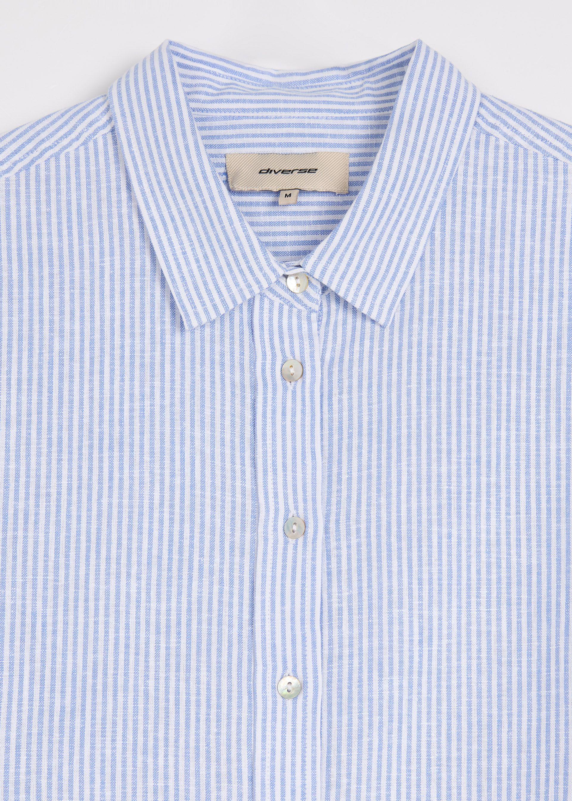 Сорочка жіноча Diverse EFAF L Біло-світло-блакитний (5905384126887) - фото 7 Сорочка жіноча Diverse EFAF L Біло-світло-блакитний (5905384126887) - фото 7