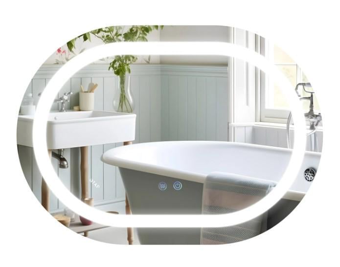 Зеркало для ванной комнаты Qtap Gemini с LED-подсветкой Touch (QT2578R8070)