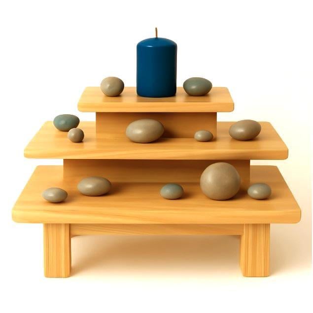 Алтарь для медитации из дерева Ларитас Карри (ЛАТ-019703)