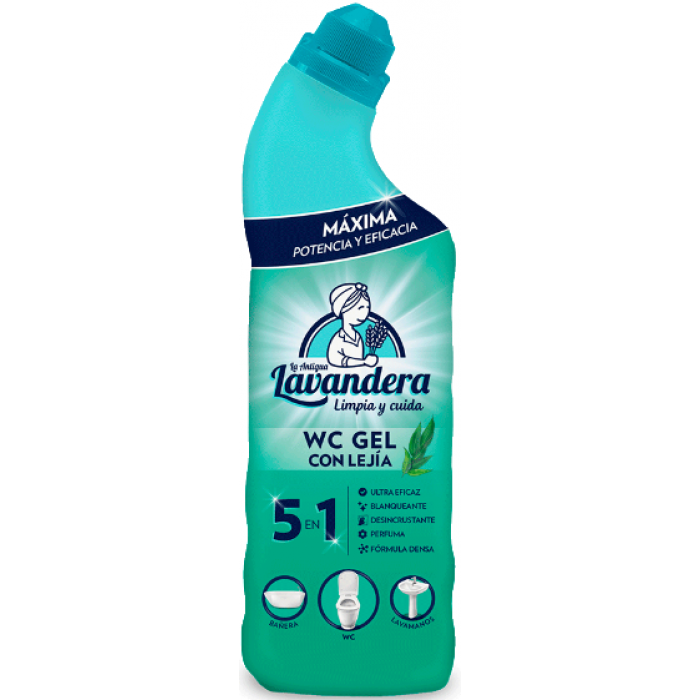 Гель для ванной комнаты LavanderaWC аромат свежести 1 л