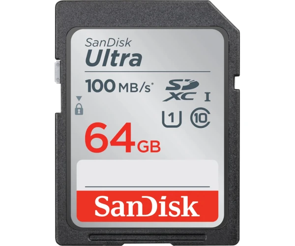 Карта памяти SDXC SanDisk Ultra UHS-1 100Mb/s 64Gb - фото 1