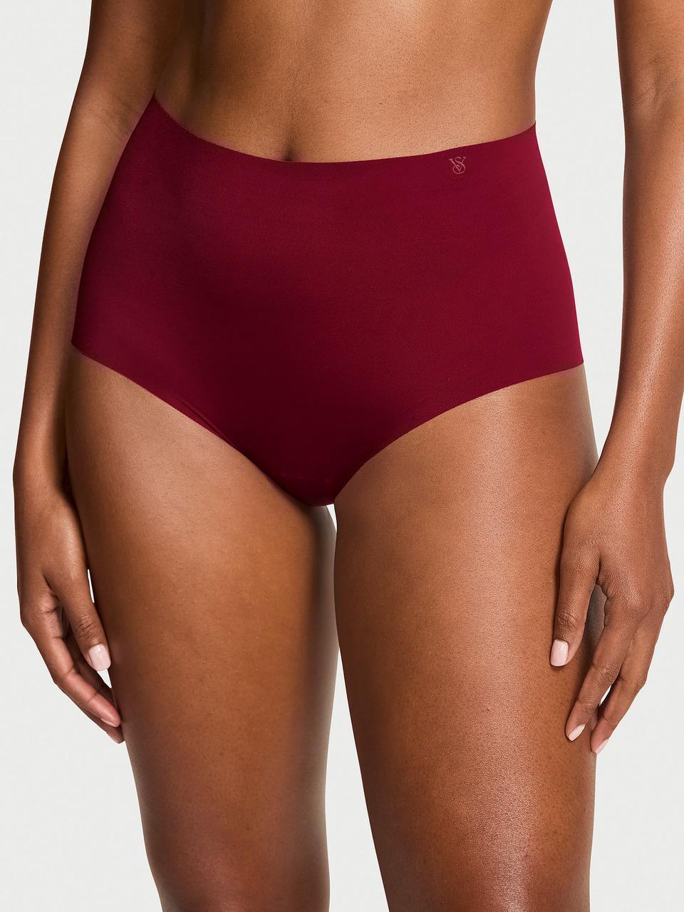 Трусики жіночі Victoria's Secret No-Show Modern Brief XS Бордовий (275139175321)