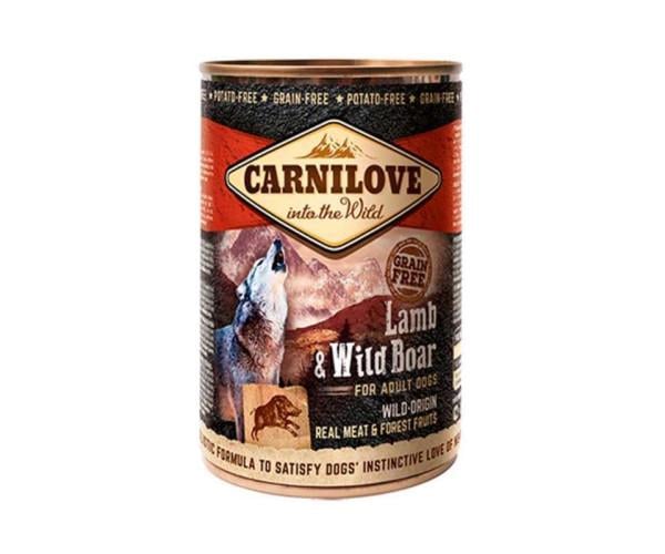 Консервы Carnilove Lamb&Wild Boar for Dogs с ягненком и кабаном для взрослых собак 400 г