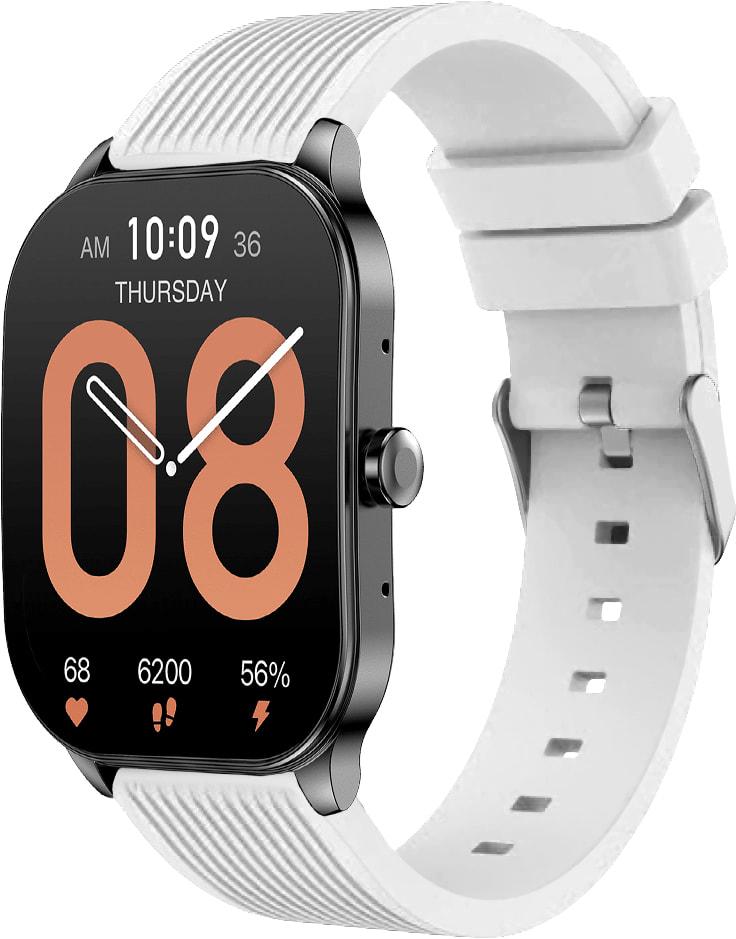 Ремінець Line для Amazfit Pop 3S/3R White (34453-29) Ремінець Line для Amazfit Pop 3S/3R White (34453-29)