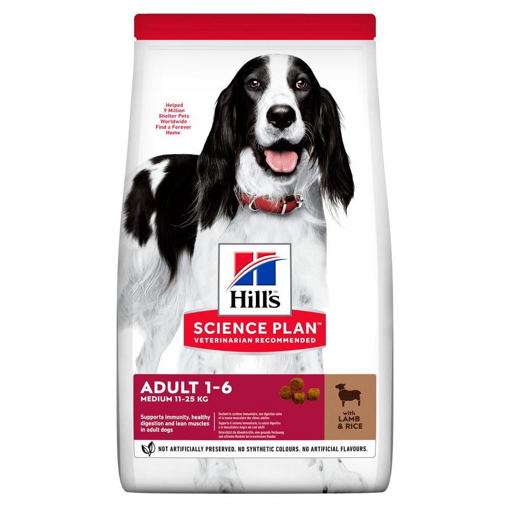 Корм для собак Hill’s Science Plan Medium Breed средних пород с ягненком и рисом 14 кг