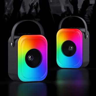 Портативная колонка Havit HV-SQ128BT 5W RGB Black (28068) - фото 6 Портативная колонка Havit HV-SQ128BT 5W RGB Black (28068) - фото 6