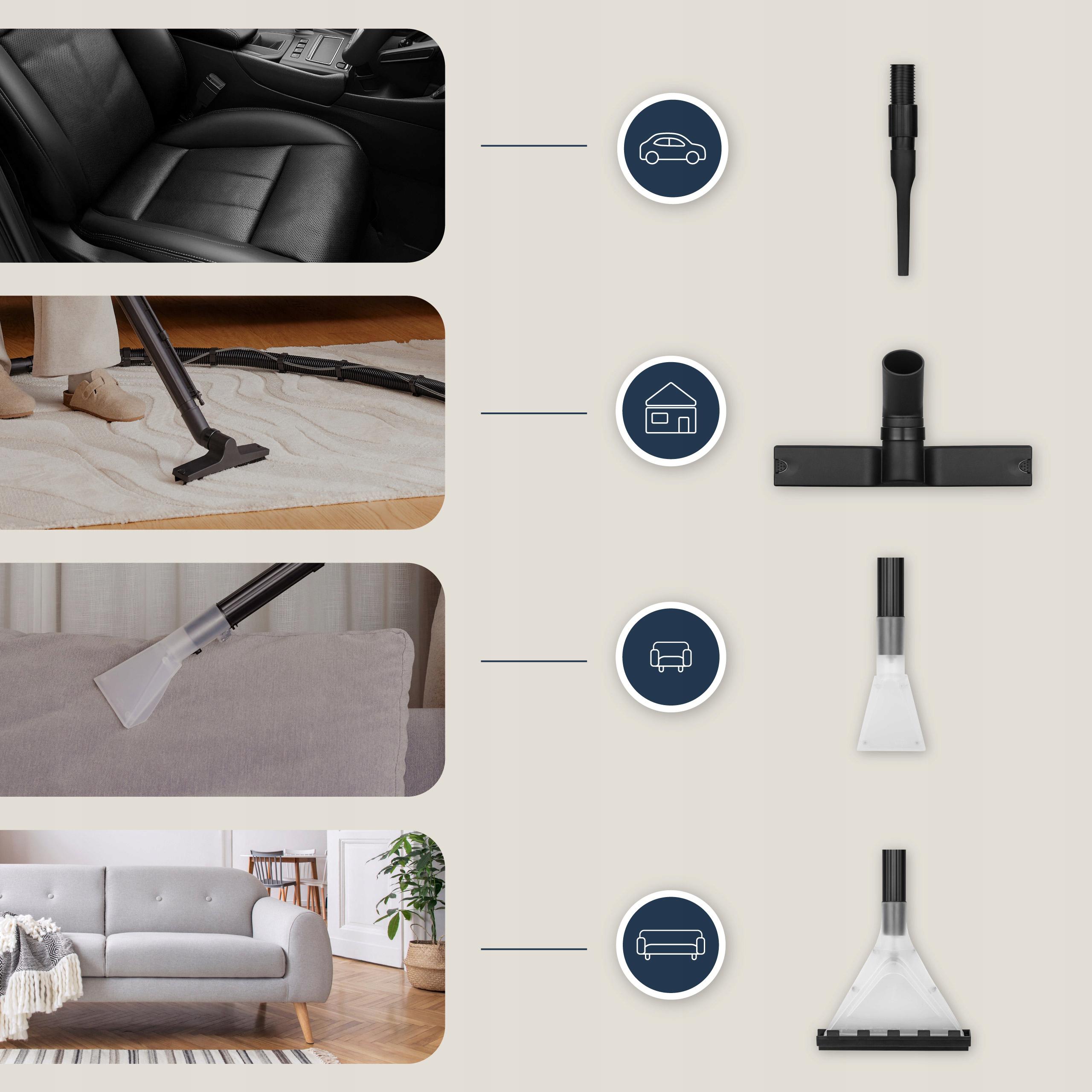 Пылесос моющий Zeegma ZONDER PRO AQUA Silver (73084) - фото 8