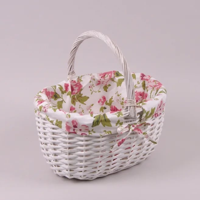 Кошик з тканиною Flora (5188)