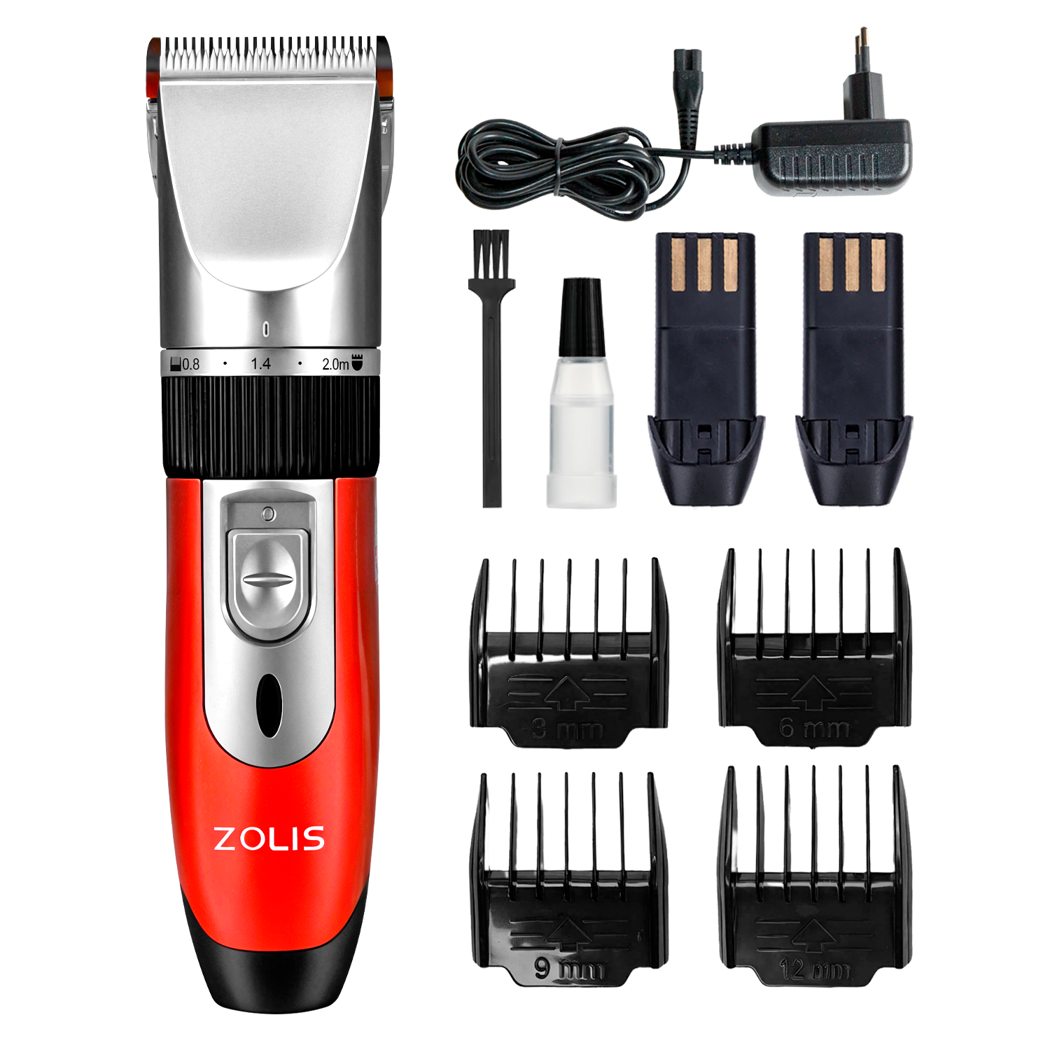 Машинка для стрижки волос ZOLIS 2 аккумуляторная (CZ-301)