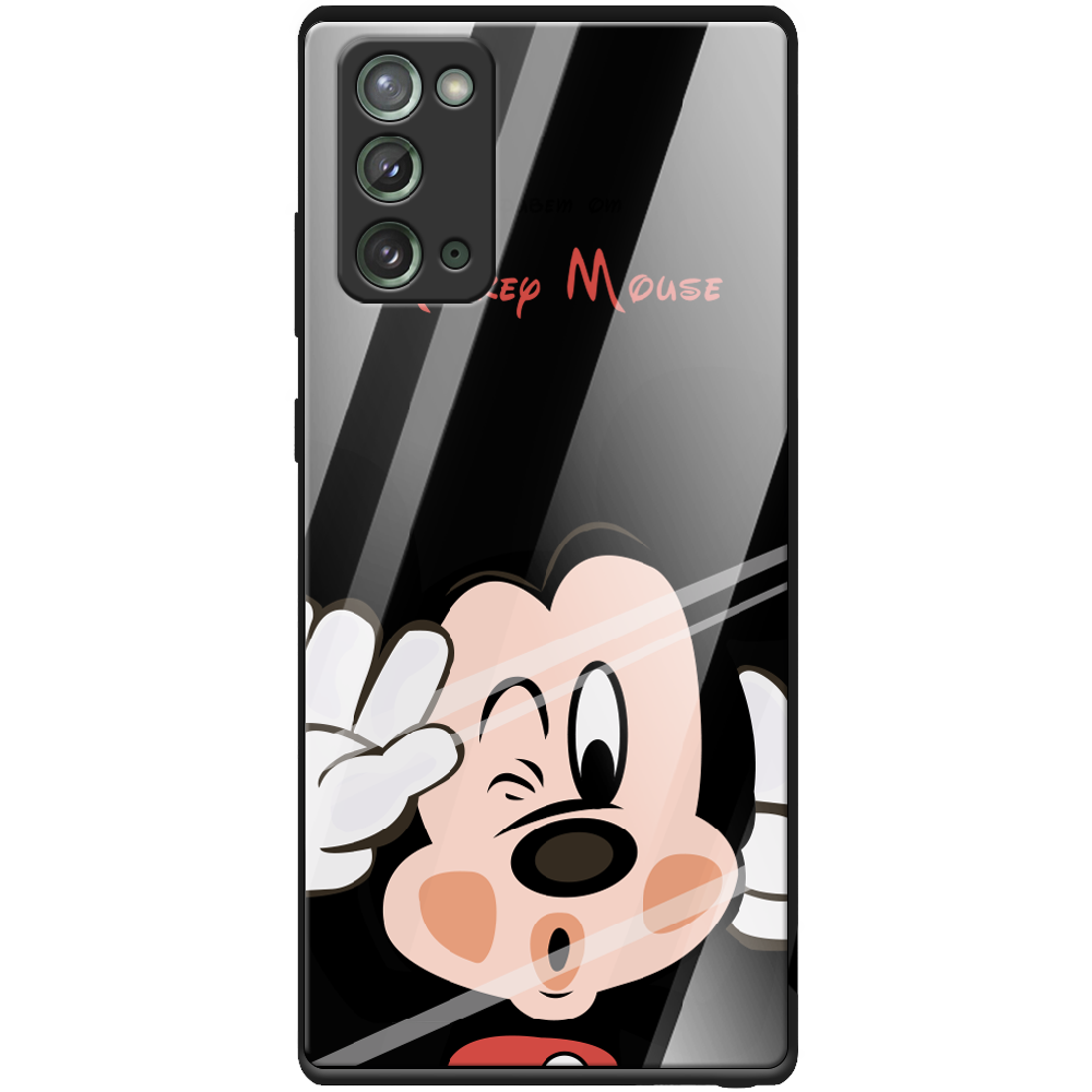 Чехол Boxface Samsung N980 Galaxy Note 20 Mister M Черный силикон со стеклом (40568-cc58-41112)