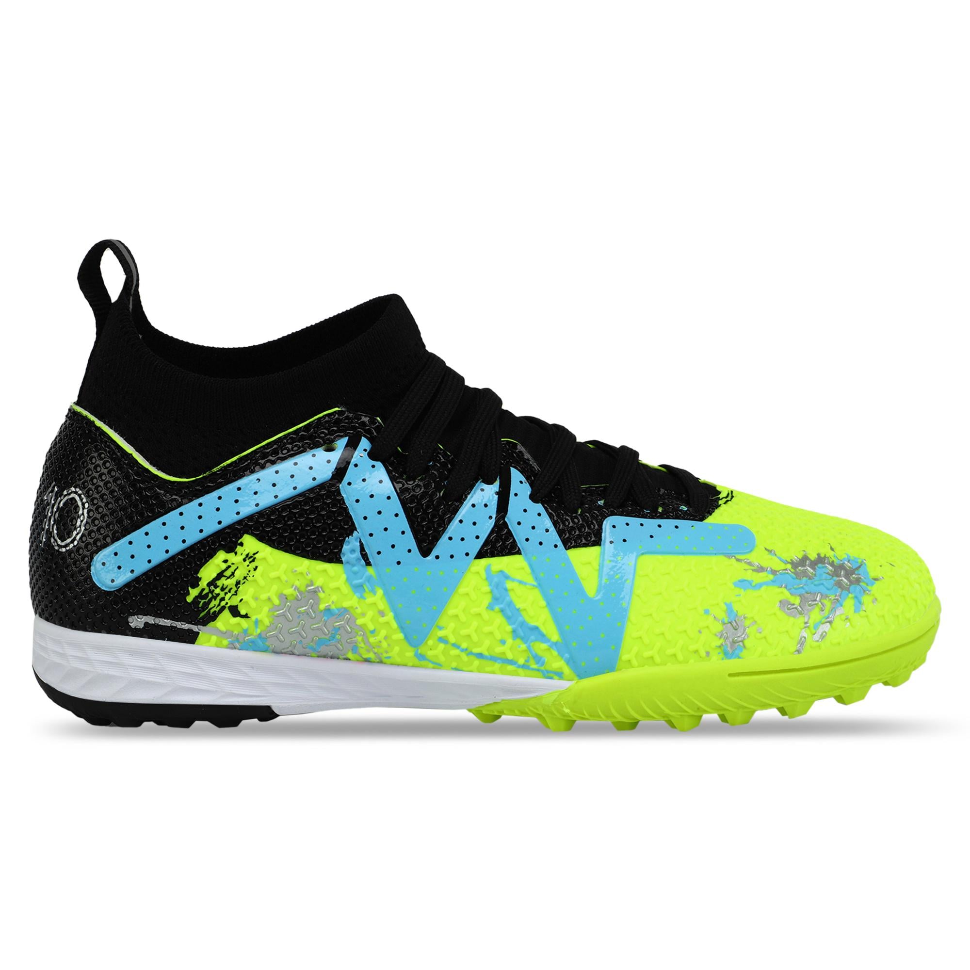 Сороконожки футбольные GUANJUNBAO 99K-1-35-39-1 р. 36 Черный/Салатовый