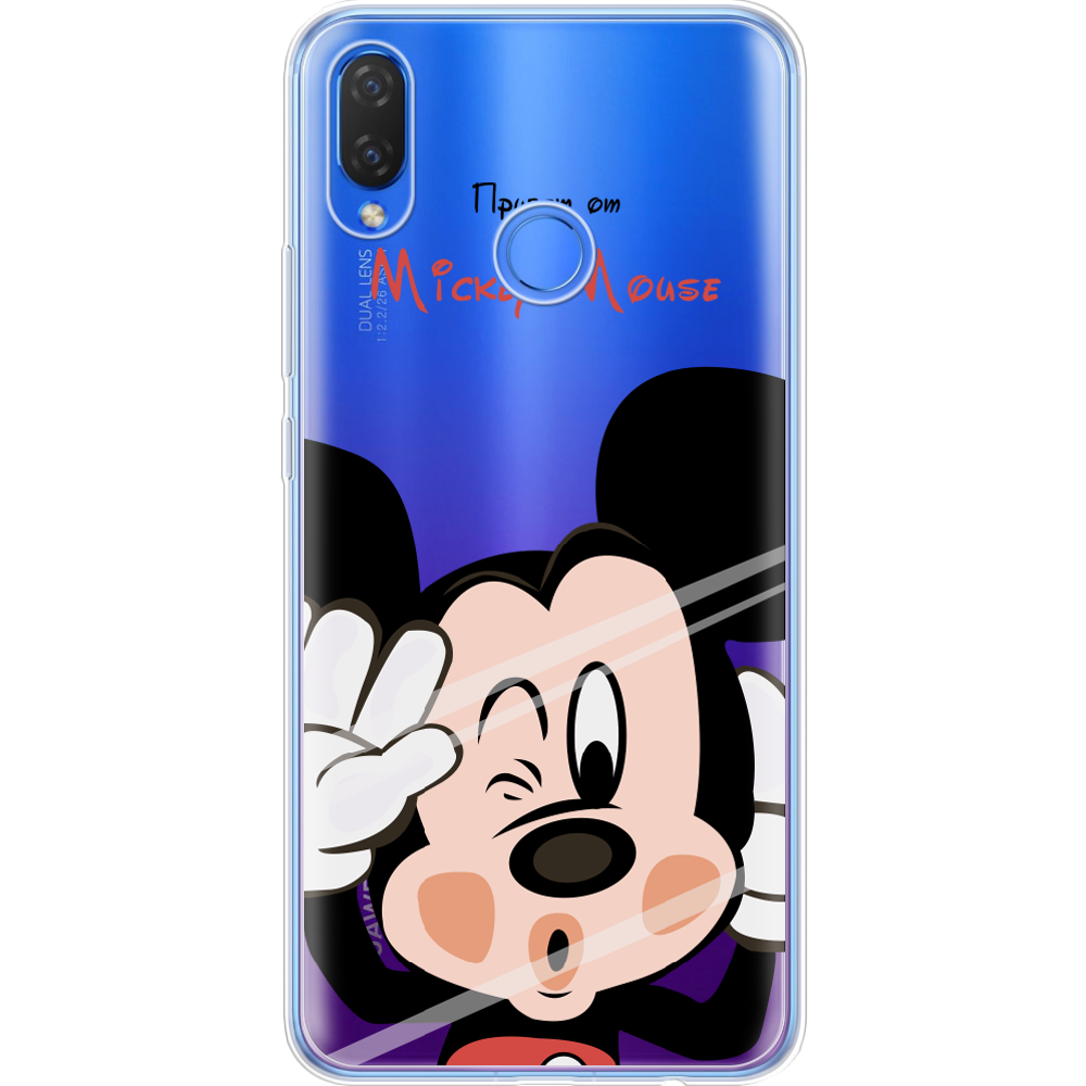 Чохол Boxface Huawei P Smart Plus Mister M Прозорий силікон (34912-cc58-34912)