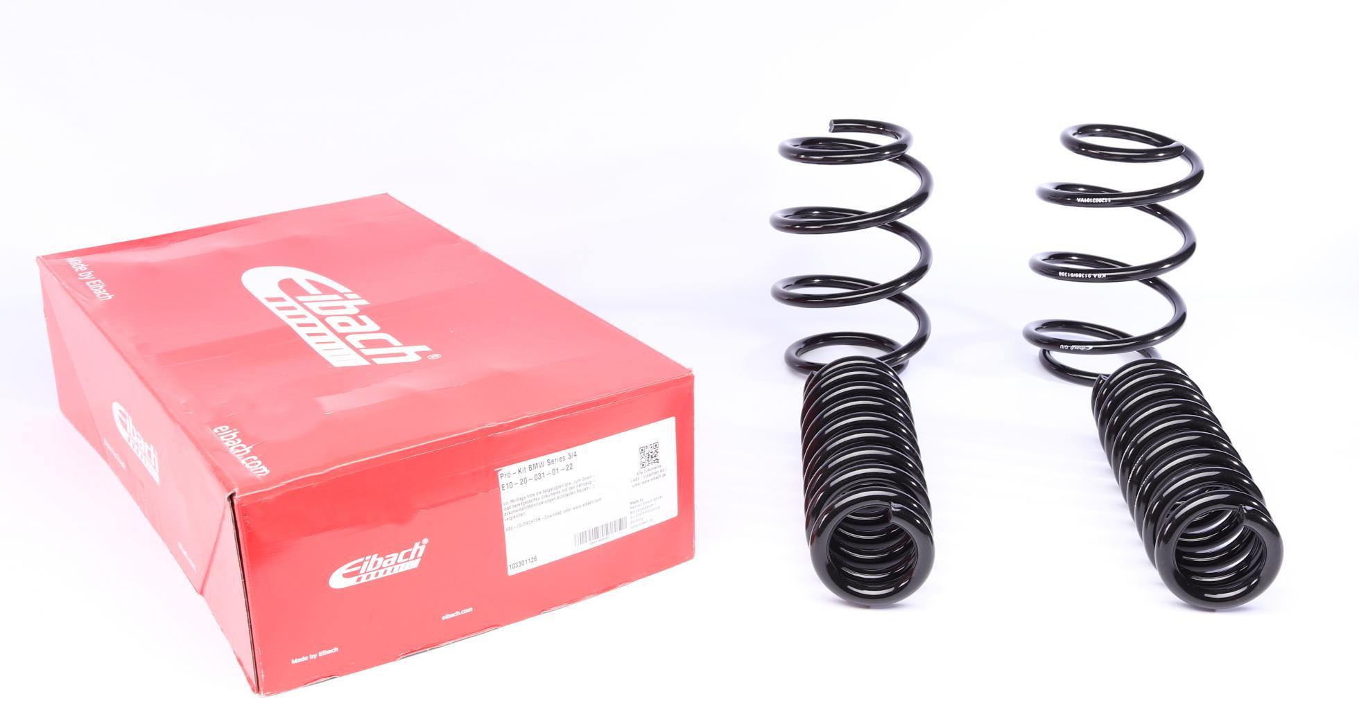 Комплект пружин подвески EIBACH Pro-Kit для BMW 3 F30/F80 4 F32 11-4 шт. наг передней оси 965 кг (E10-20-031-01-22)