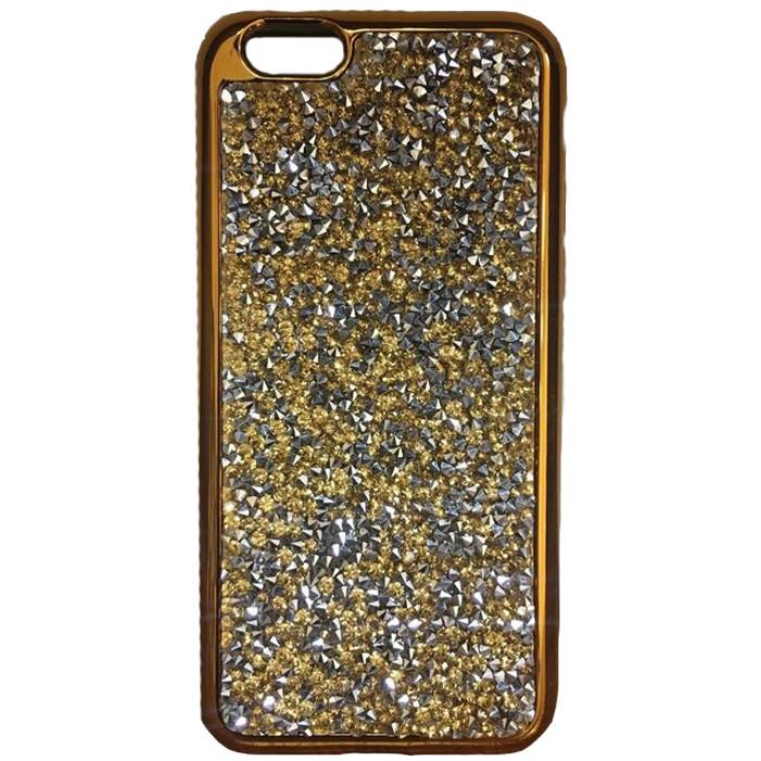 Чохол накладка Apex Rock Crystal TPU Case for iPhone 6/6S, Gold/Silver