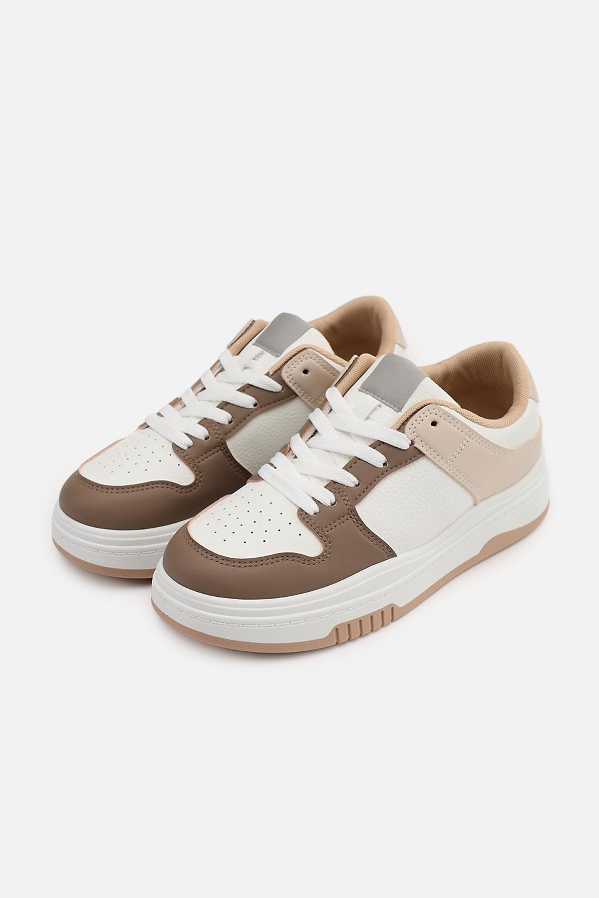 Кеды женские на платформе ЦБ-00264102 р. 37 Бежевый (SKT001030475) - фото 3 Кеды женские на платформе ЦБ-00264102 р. 37 Бежевый (SKT001030475) - фото 3