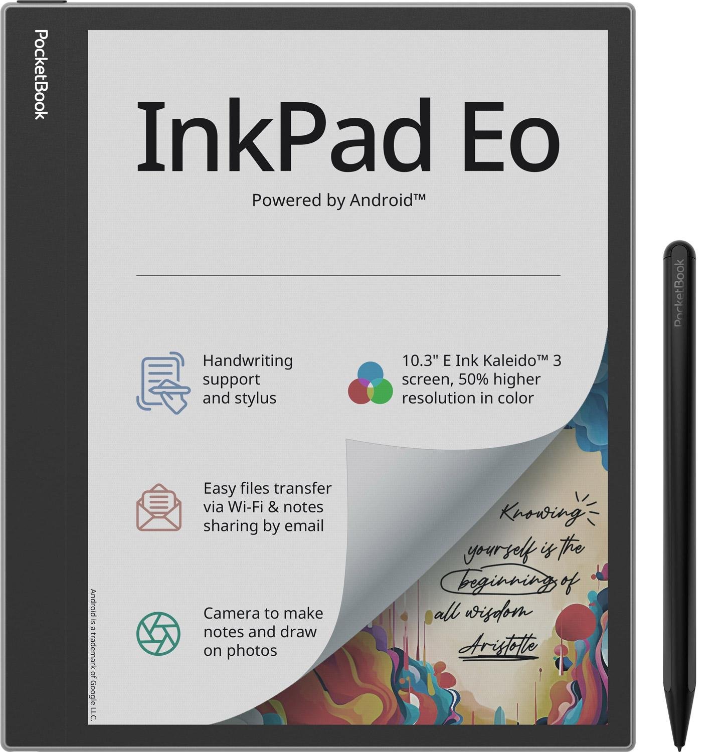 Електронна книга PocketBook InkPad Eo PB1042 10,3" 4000 mAh Mist Grey (PB1042-M-CIS) Електронна книга PocketBook InkPad Eo PB1042 10,3" 4000 mAh Mist Grey (PB1042-M-CIS)