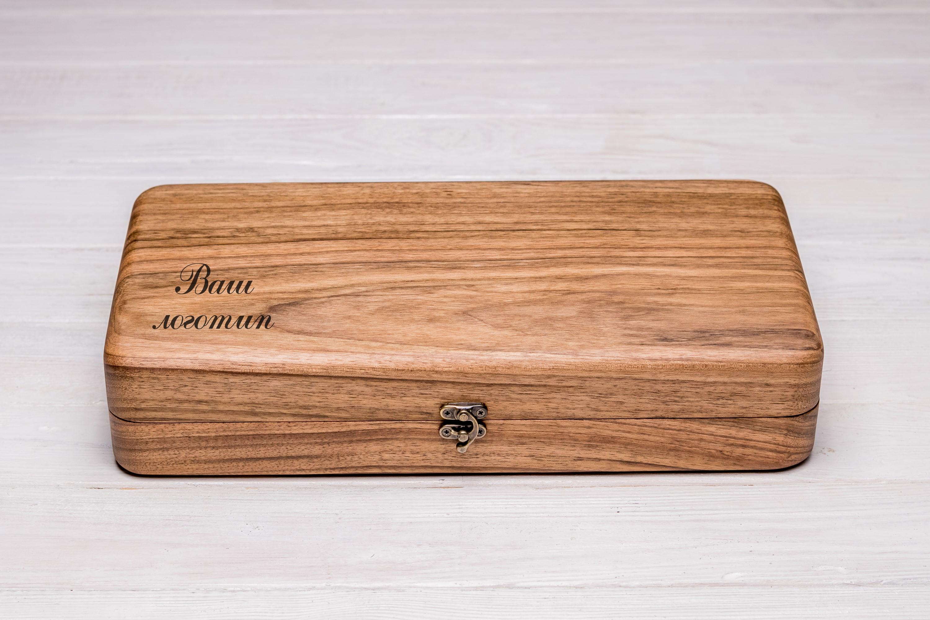 Коробочка деревянная EcoWalnut для часов с логотипом на подарок (EB-14.8.2)