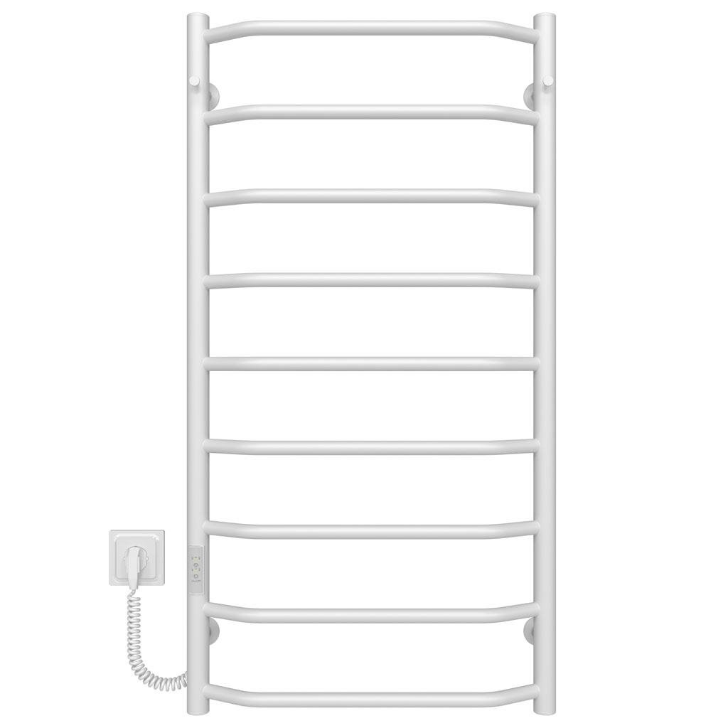 Полотенцесушитель электрический HeatPro Scarlett P9 углеродная сталь левостороннее подключение 1000x500 мм Белый (DH-SR10005009EWL)