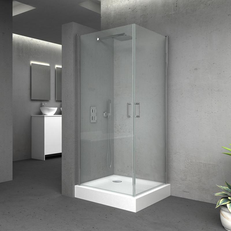 Душевая кабина Q-tap Gemini GEMCRM1099SC6 квадратная 90х90 см (76416)