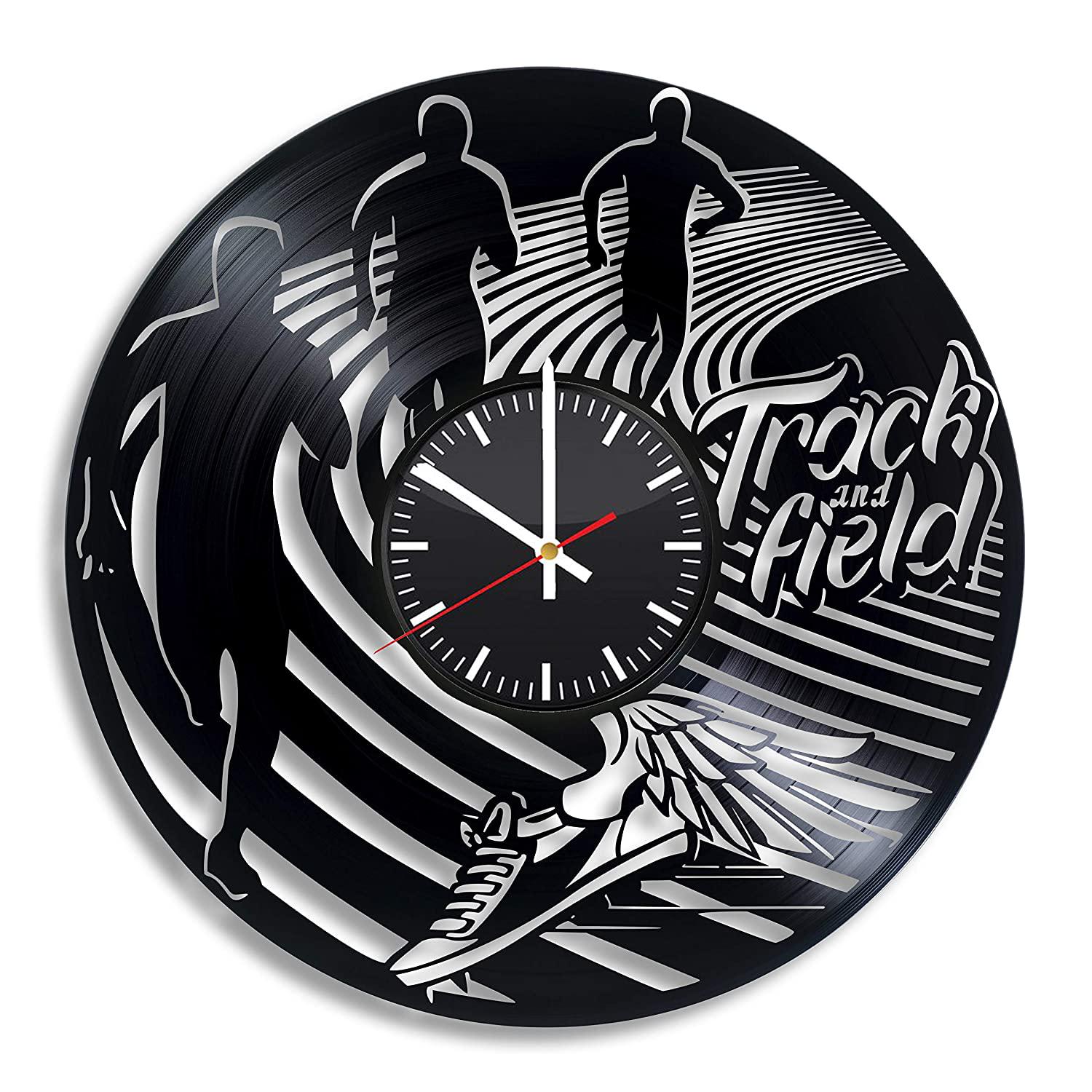 Годинник настінний Легка атлетика 2426 з вінилової платівки