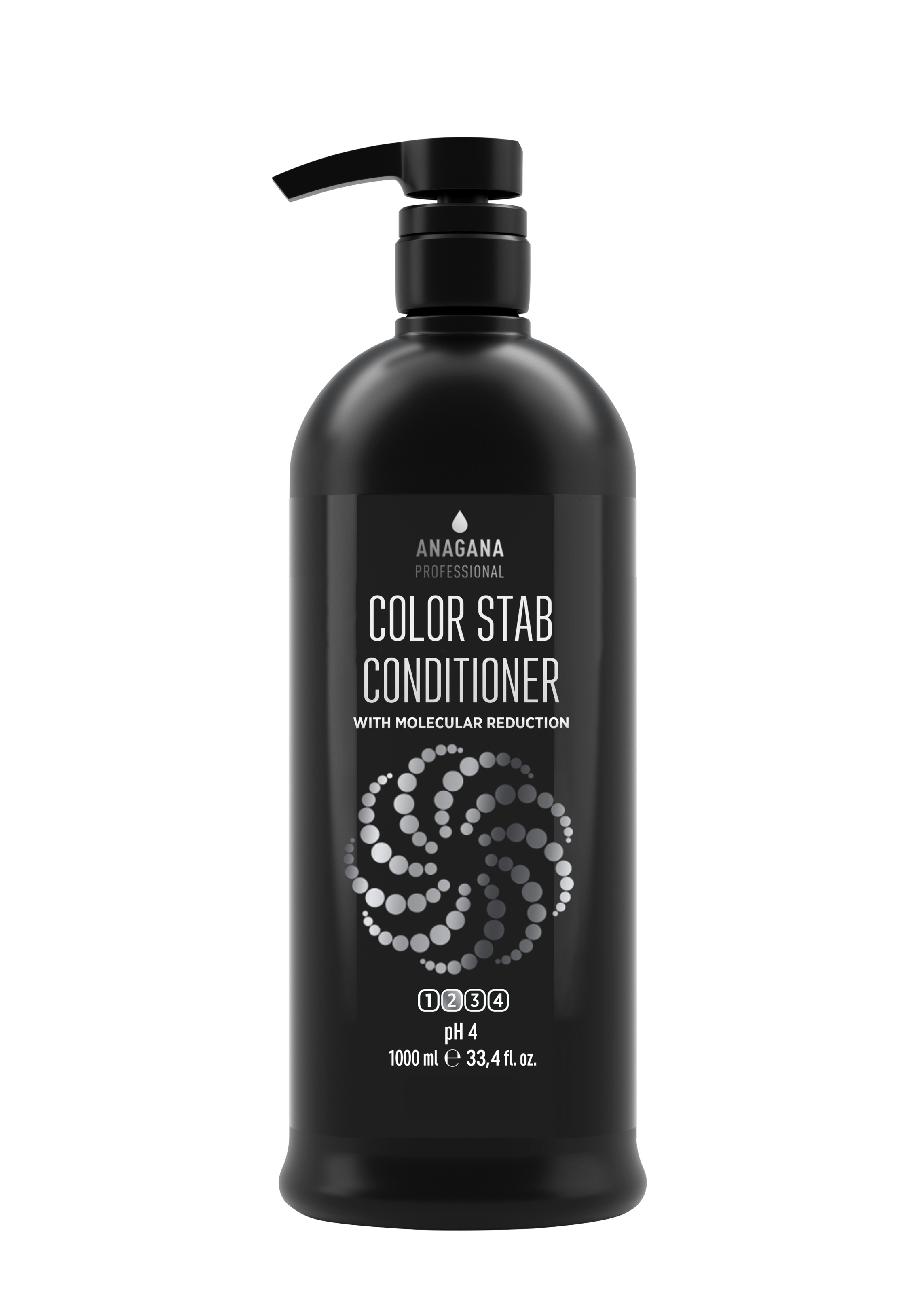 Кондиционер Стабилизатор цвета и молекулярное восстановление COLOR STAB СONDITIONER with molecular reduction ANAGANA 1000 мл (4820245170582)