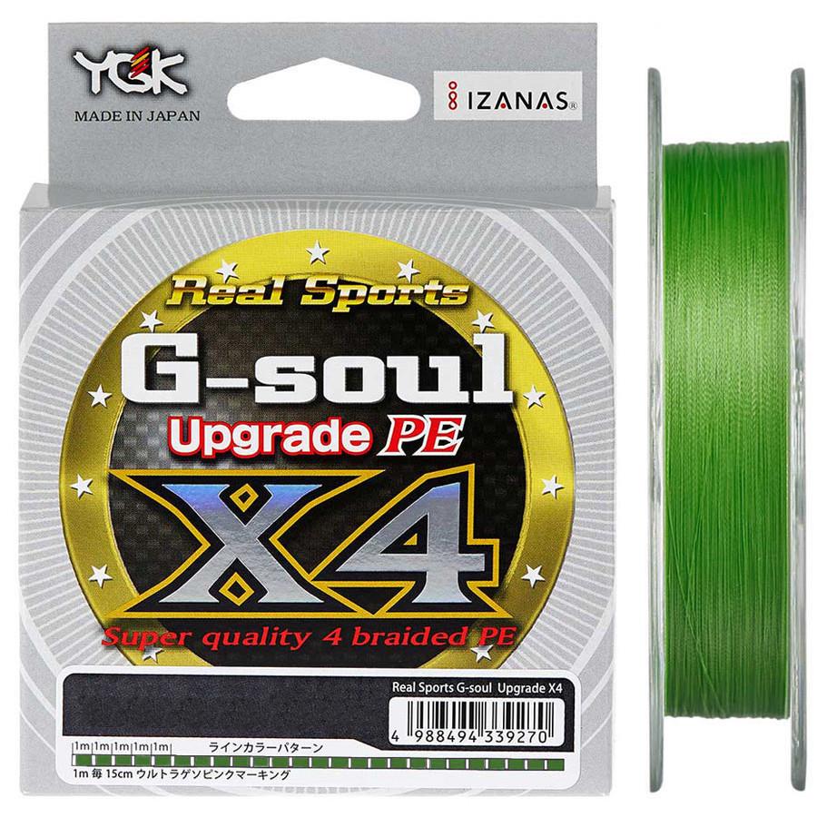 Шнур YGK G-Soul X4 Upgrade #0,2/4lb 150 м Салатовый (1817765184)
