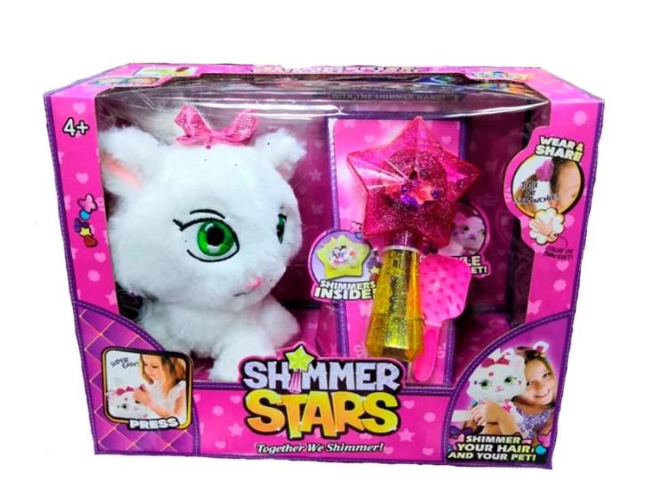Мягкая игрушка A-Toys Shimmer STARS Укрась Кошку 18 см в наборе аксессуары (2021) Мягкая игрушка A-Toys Shimmer STARS Укрась Кошку 18 см в наборе аксессуары (2021)