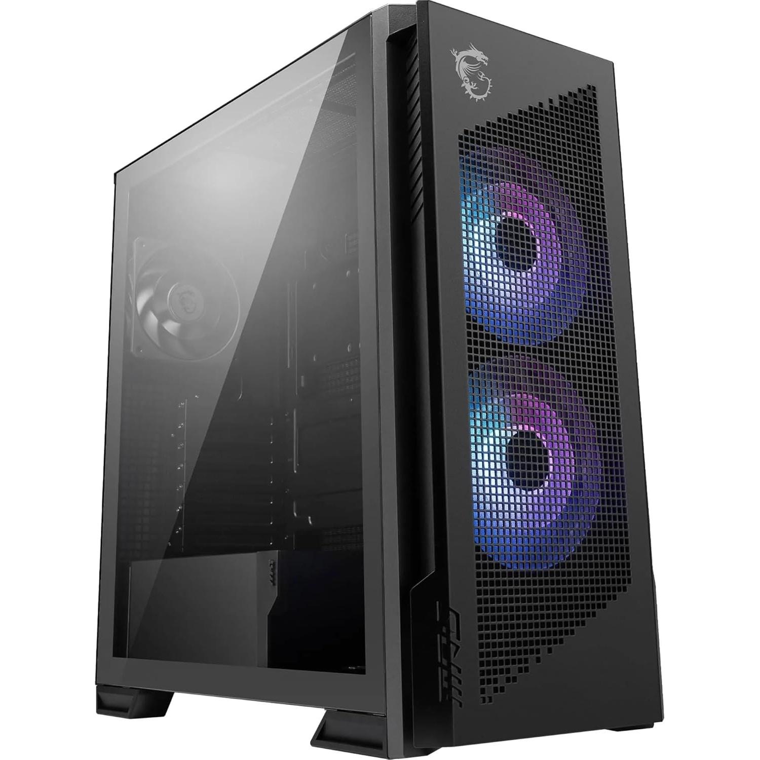 Компьютерный корпус без блока питания MSI MPG Velox 300R AirFlow PZ Black (e7a53288)