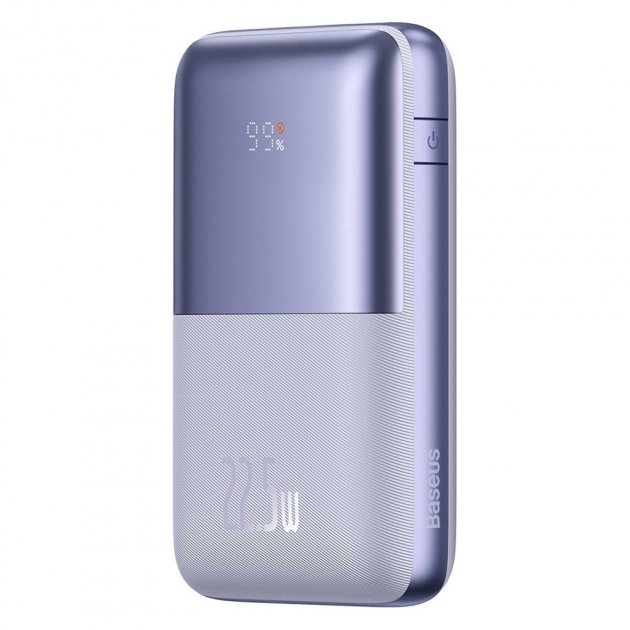 Внешний аккумулятор Baseus Bipow Pro Digital Display Fast Charge PowerBank 20000mAh 22.5W Purple