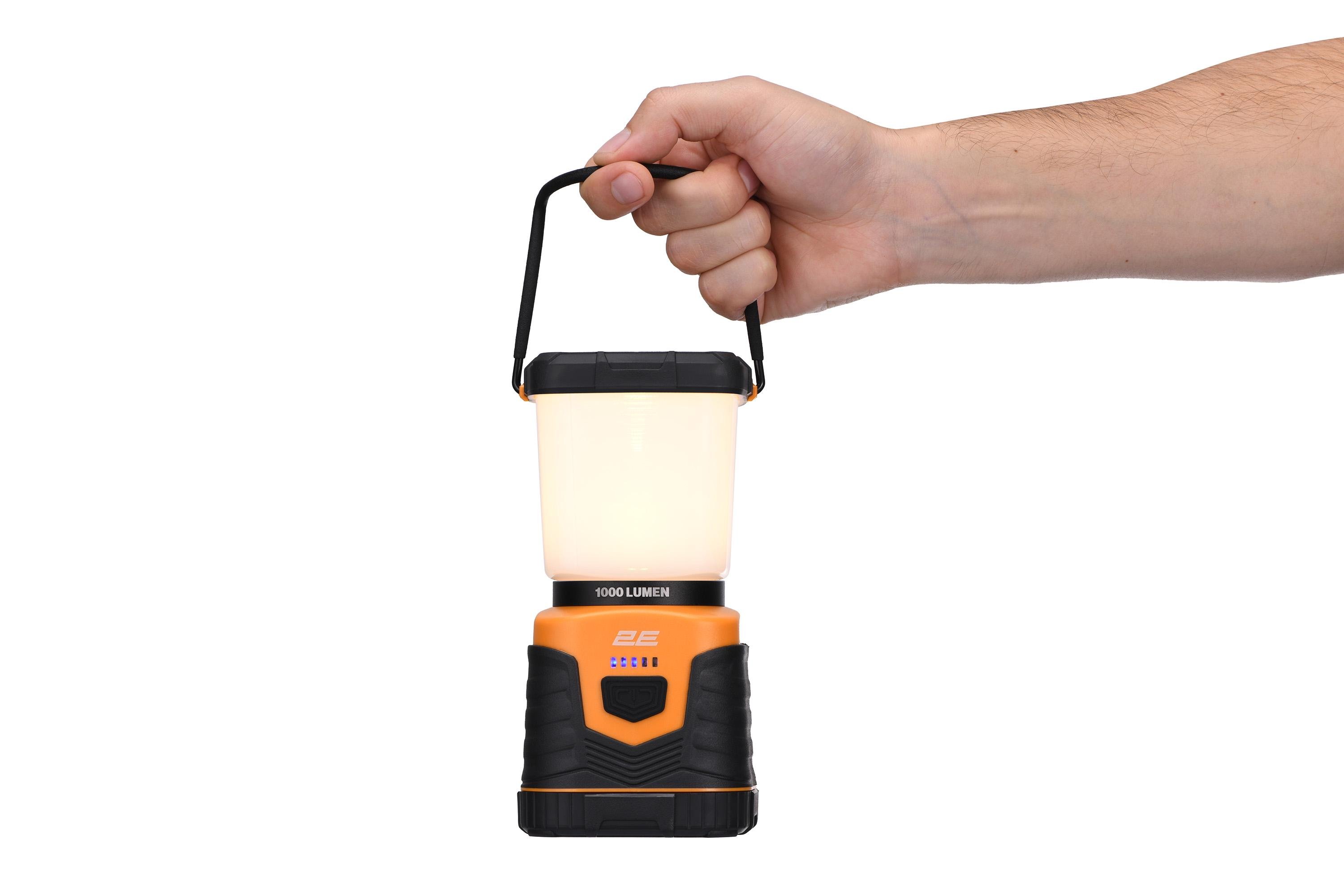 Фонарь кемпинговый аккумуляторный 2E USB-C 4400 мА/час 4 функции освещения 2E-PLBL1844 Черно-оранжевый - фото 8 Фонарь кемпинговый аккумуляторный 2E USB-C 4400 мА/час 4 функции освещения 2E-PLBL1844 Черно-оранжевый - фото 8
