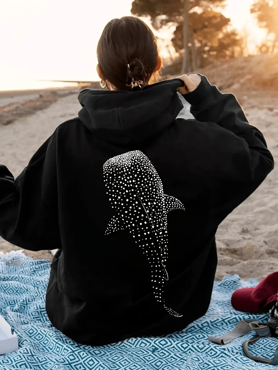 Худі жіноче з принтом Pin-000-2740 S Чорний (2700265381) Худі жіноче з принтом Pin-000-2740 S Чорний (2700265381)