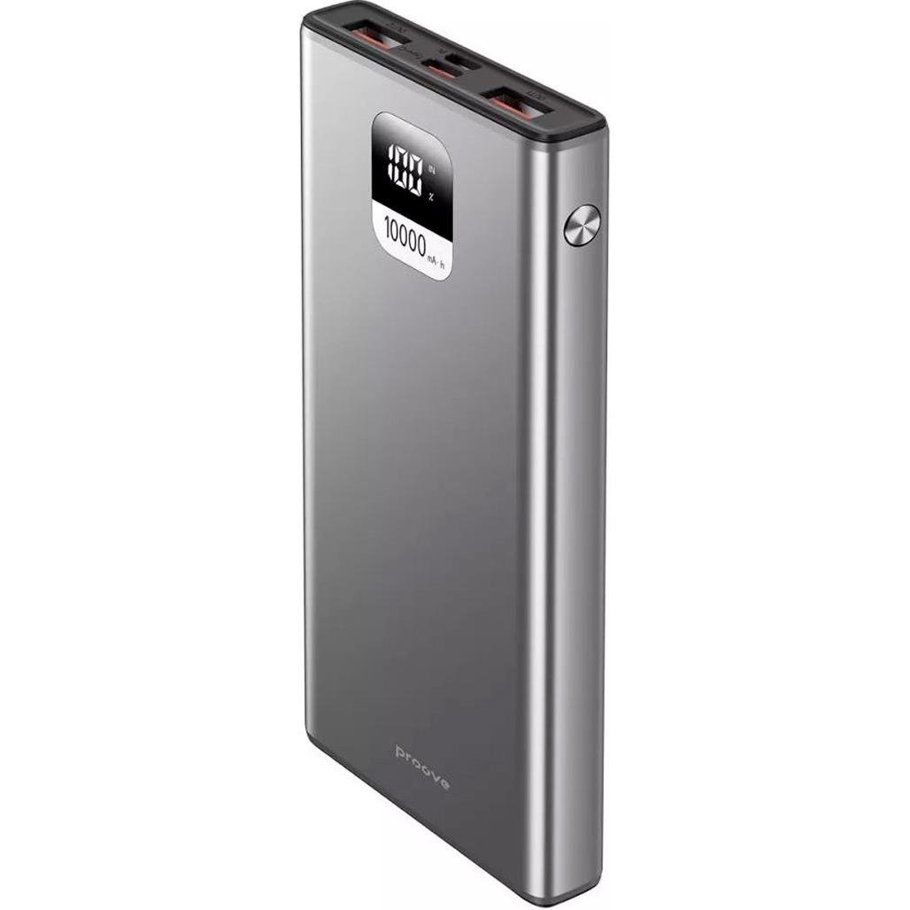 Зовнішній акумулятор Proove Guardian 10000 mAh 22,5W Metal Gray (PBG122210004)