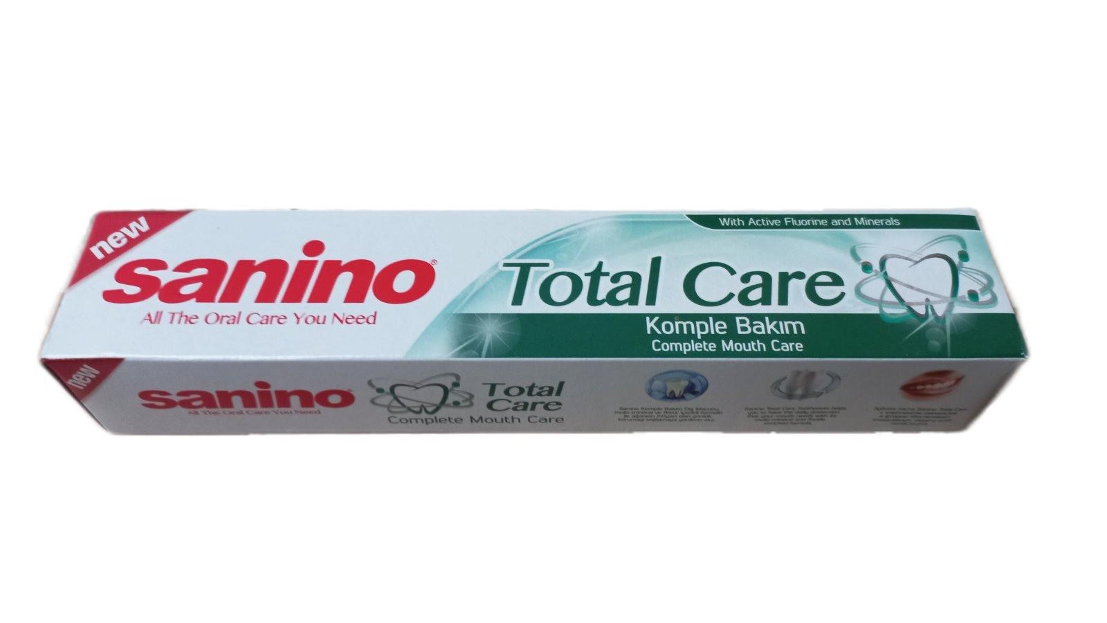 Зубная паста SANINO Total Care Комплексный уход 100 мл (57690)