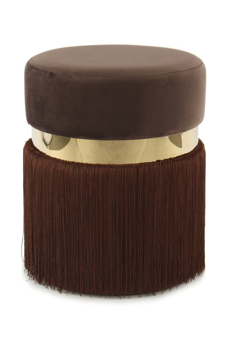 Пуф с бахромой Kayoom Rebecca 925 Коричневый (J7T85-BRW)