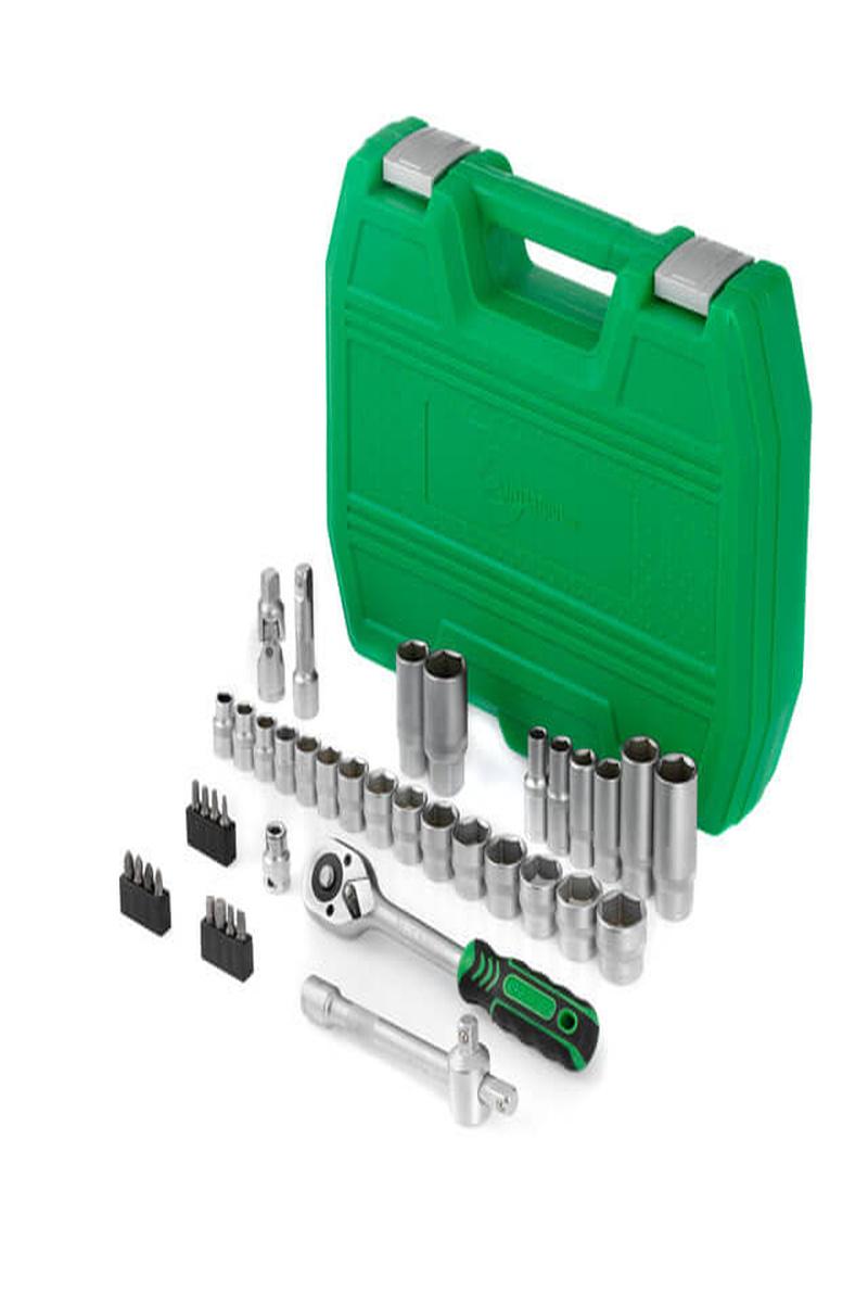 Набір головок і ключів Intertool 39 од. 3/8" Cr V (ET6039SP) - фото 5 Набір головок і ключів Intertool 39 од. 3/8" Cr V (ET6039SP) - фото 5