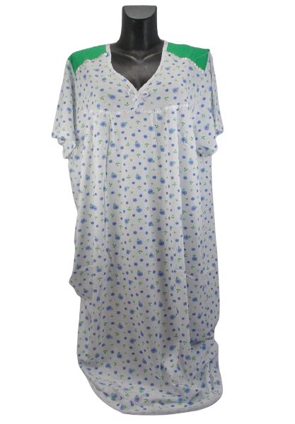 Ночная рубашка женская хлопковая Al-Aziz F2 р. 56-58 Белый (1540664036)