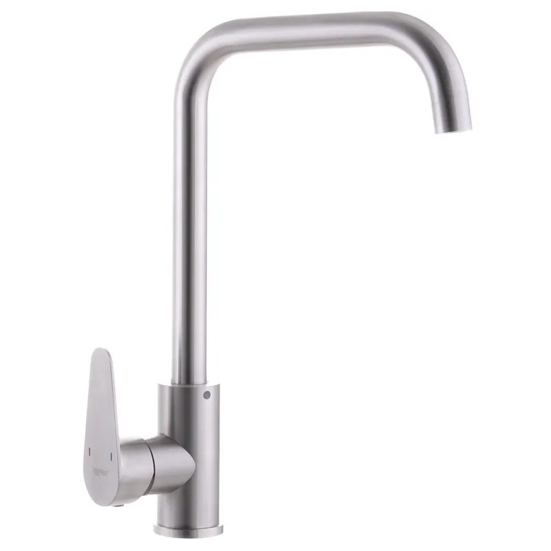 Смеситель для кухни Zerix Fox-011G из нержавеющей стали SUS304 (ZX3113)