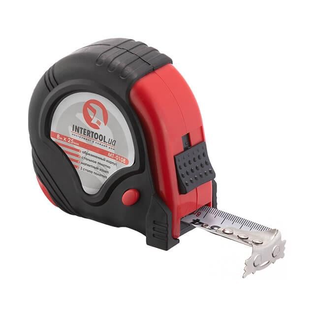 Рулетка Intertool MT-0108 с металлической лентой 8 м 25 мм (10194231)